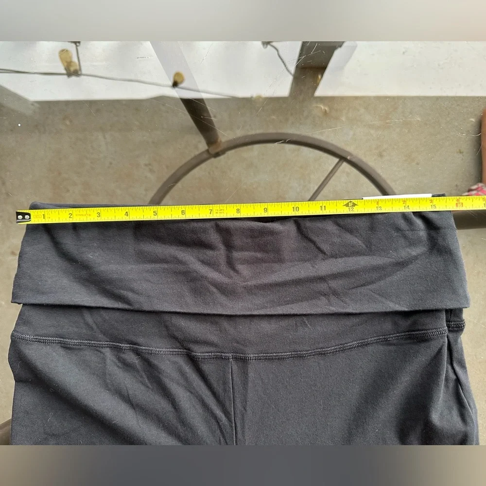OFFLINE By Aerie OG Foldover High Waisted Super Flare Legging in Black Size XL - Picture 4 of 11